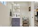 Charming bathroom with vanity, modern fixtures, and stylish decor at 934 E Minnesota St, Indianapolis, IN 46203