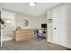 Bright bedroom featuring neutral walls, modern furnishings, and closet for ample storage at 934 E Minnesota St, Indianapolis, IN 46203