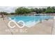 Sunny community pool with lap lanes, is perfect for exercise and recreation at 12652 Meeting House Rd, Carmel, IN 46032