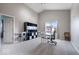 Spacious bonus room with a high ceiling, ample storage, and natural light, perfect for versatile activities at 15152 Fallen Leaves Ln, Noblesville, IN 46060