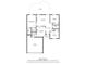 Detailed floor plan of a 1,056 sqft home shows layout and room dimensions at 1683 Sweetwater Ln, Greenfield, IN 46140
