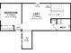 Upstairs floor plan with bedroom, loft, storage, and HVAC/mechanical room placement at 16955 Cole Evans Dr, Noblesville, IN 46060