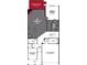Layout of main level of home with placement of primary bedroom, living area, and two-car garage at 16955 Cole Evans Dr, Noblesville, IN 46060