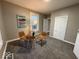 Office with desk, natural light, and neutral color palette for a calming workspace at 2406 E 10Th St, Anderson, IN 46012