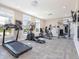 Community gym with modern cardio machines, free weights, and natural light through large windows at 2460 Collins Dr, Westfield, IN 46074