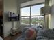 Cozy living room with tranquil view of the pond at 2460 Collins Dr, Westfield, IN 46074