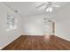 Light-filled living room showcasing stylish hardwood floors and neutral decor at 2770 Two Worlds Dr, Columbus, IN 47201