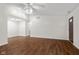Spacious living room with sleek wood flooring and abundant natural light at 2770 Two Worlds Dr, Columbus, IN 47201