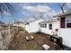Back yard featuring partial fence, and space for outdoor enjoyment at 33 W Mill St, New Palestine, IN 46163