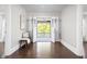 Spacious porch with a double door entry, perfect for relaxing and enjoying the outdoors at 3447 Washington Blvd, Indianapolis, IN 46205