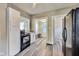 Stylish kitchen with white cabinets, granite counters, and modern appliances at 3470 N Kenwood Ave, Indianapolis, IN 46208