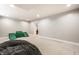 Finished basement featuring beanbag chair and gym mats at 3652 N Delaware St, Indianapolis, IN 46205