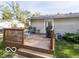 Outdoor deck area, perfect for relaxing or entertaining at 428 E Trevor St, Brownsburg, IN 46112