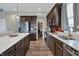 Well-equipped kitchen with an island, ample counter space, and stainless steel appliances at 4345 Maize Ln, Whitestown, IN 46075