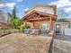 Enjoy the large backyard patio with a covered gazebo for outdoor dining and relaxation at 6347 St Joe Dr, Indianapolis, IN 46217