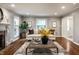 Comfortable living room with stylish furnishings, hardwood floors, and plenty of natural light at 650 Forest Blvd, Indianapolis, IN 46240