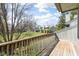 Relax on this balcony overlooking the lawn, blue skies, and charming community at 652 Blossom Dr, Avon, IN 46123