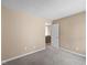 Bedroom featuring a neutral color palette, carpet, and an doorway at 652 Blossom Dr, Avon, IN 46123