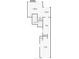 First-floor plan featuring a living room, dining room, kitchen, and convenient garage access at 652 Blossom Dr, Avon, IN 46123