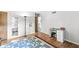 Bedroom with wooden floors and a desk at 7138 Avalon Trail Ct, Indianapolis, IN 46250
