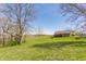 Lush backyard view from a distance at 8654 N Baltimore Rd, Monrovia, IN 46157