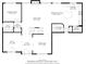 Detailed floor plan showcasing the layout of the main level including the kitchen, living room, and office at 8834 Pin Oak Dr, Zionsville, IN 46077