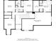 Detailed floor plan highlighting the second-floor layout, including bedrooms, bathrooms, and primary bath at 8834 Pin Oak Dr, Zionsville, IN 46077