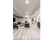 Spacious basement offering a comfortable seating area, stylish decor, and ample room for recreation at 1802 Bellefontaine St, Indianapolis, IN 46202