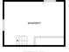 Floorplan shows the basement layout including the stairway at 1911 Wilcox St, Indianapolis, IN 46222