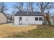 Cozy backyard with newly sodded grass and mature trees, perfect for relaxing or entertaining at 3105 N Tacoma Ave, Indianapolis, IN 46218
