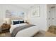 Bright bedroom with two windows, neutral carpet, a closet, and fresh paint at 3105 N Tacoma Ave, Indianapolis, IN 46218