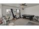 Bonus Room with pool table, neutral carpet, and lots of natural light at 320 Legacy Blvd, Greenwood, IN 46143