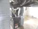 Image shows furnace and ductwork in the basement at 3323 E 36Th St, Indianapolis, IN 46218