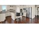 Well-equipped kitchen with stainless steel appliances and granite countertops at 3715 Kendall Wood Dr, Carmel, IN 46032