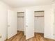 Walk-in closet featuring double doors and ample storage with a rod at 3818 Gray Pond Ct, Indianapolis, IN 46237