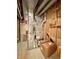Basement utility area with furnace and exposed ducts at 3926 Castle Rock Dr, Zionsville, IN 46077