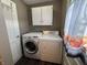 Convenient laundry room equipped with a washer and dryer at 4121 Fletcher Ave, Indianapolis, IN 46203