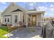 Back patio with seating and grill, perfect for outdoor entertaining at 490 W Walnut St, Zionsville, IN 46077