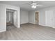 Spacious bedroom with hardwood floors and ensuite bathroom for added convenience and style at 6124 Dry Den Ct, Indianapolis, IN 46221