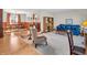 Inviting living room featuring hardwood floors, plush seating, and an open layout at 641 Beech W Dr, Plainfield, IN 46168