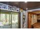 Basement with sliding door to backyard and built-in shelving at 649 E Country Ln, Martinsville, IN 46151