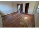 Bedroom with natural light, and a large closet with shelving at 930 Charlene Ln, Anderson, IN 46011