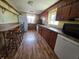 Functional kitchen featuring ample cabinetry, a breakfast bar, and modern appliances at 930 Charlene Ln, Anderson, IN 46011