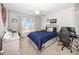 Cozy bedroom with ample natural light, a ceiling fan, carpet, and a desk at 1043 Palomar Dr, Westfield, IN 46074