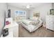 Bright bedroom with a large window and lots of natural light at 1043 Palomar Dr, Westfield, IN 46074