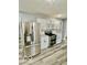 Updated kitchen featuring stainless steel appliances and white cabinets at 1100 Graham St, Franklin, IN 46131