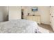 Bedroom with dresser and a mounted TV at 1160 Ida Ct, Greenwood, IN 46143