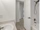 Bathroom features a shower/tub combination and a sink with a vanity at 12198 Blue Springs Ln, Fishers, IN 46037