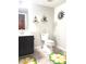 Comfortable bathroom with toilet, sink, and modern decor at 12441 Bent Oak Ln, Indianapolis, IN 46236