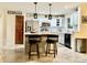 Modern kitchen featuring stainless steel appliances, ample counter space, and stylish lighting at 12441 Bent Oak Ln, Indianapolis, IN 46236